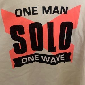 Yellow surf crop top